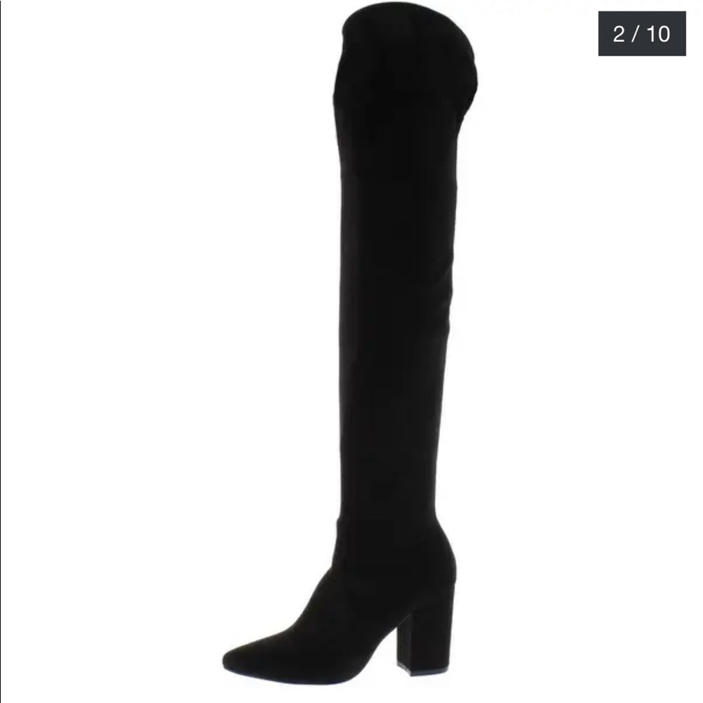 Steve Madden Rational Over-The-Knee Boots Faux Suede